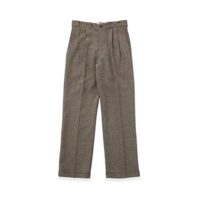 T.T Taiga Takahashi LOT.201 Work Trousers "Melange Brown"