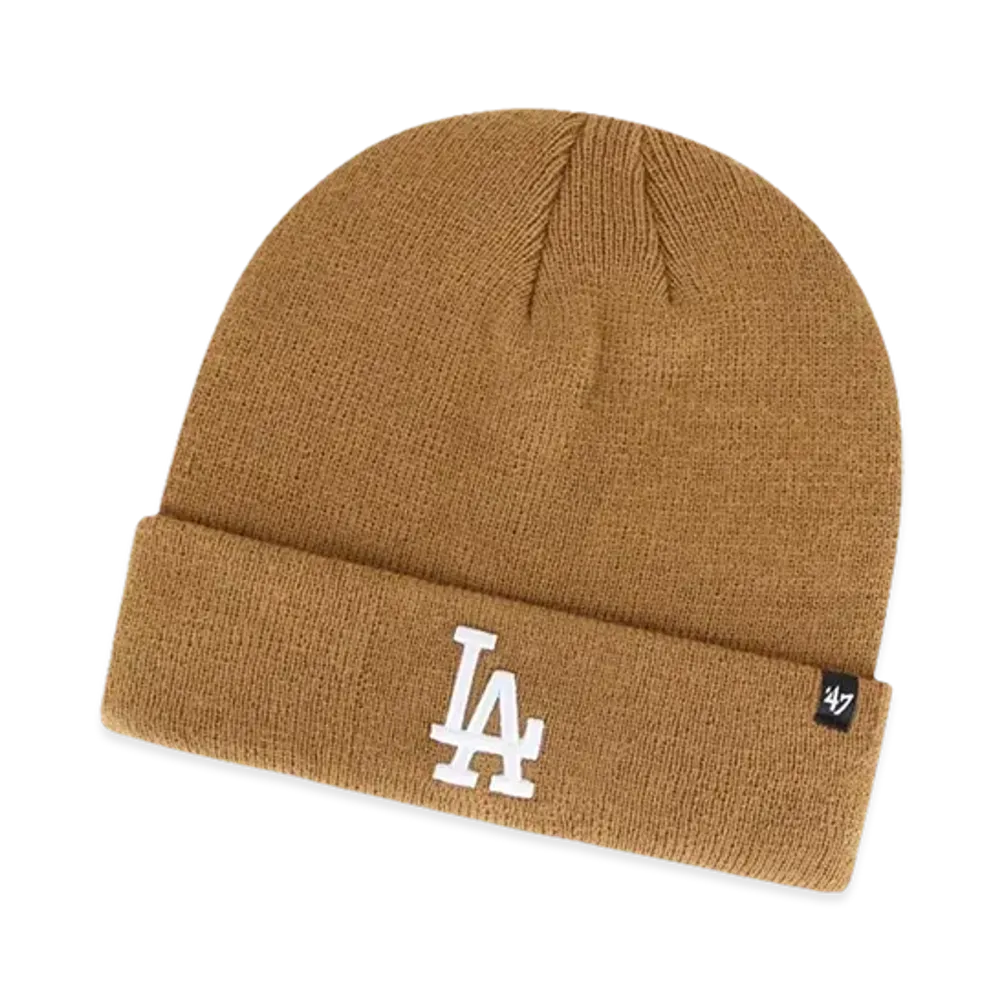 47 MLB Raised Cuff Knit "LA Camel"
