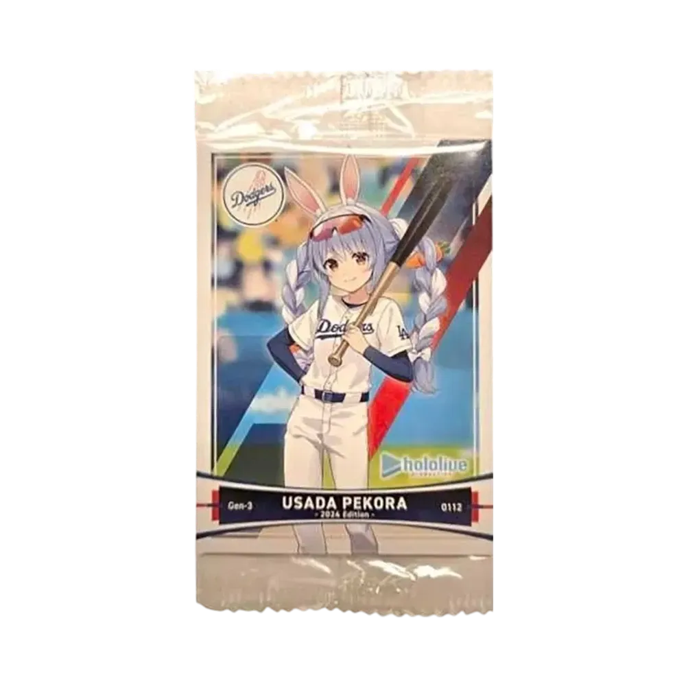ロサンゼルス・ドジャース × ホロライブプロダクション アメリカンベースボール風トレーディングカード パック