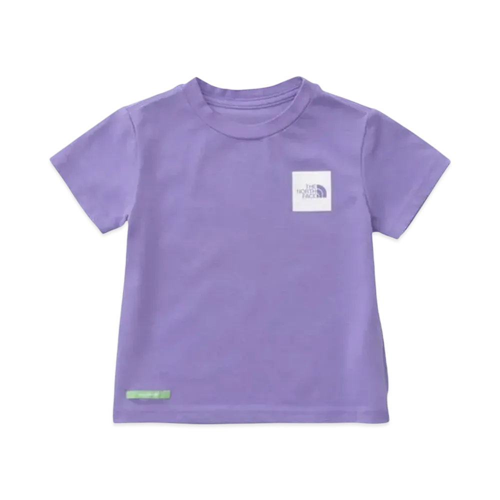 The North Face Kids Green Baton Short Sleeve Small Square Logo Tee "Basic"