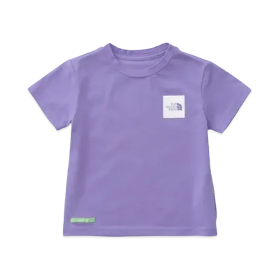 The North Face Kids Green Baton Short Sleeve Small Square Logo Tee "Basic"