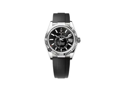 ROLEX Sky-Dweller 42mm White Gold 336239 "Bright Black"
