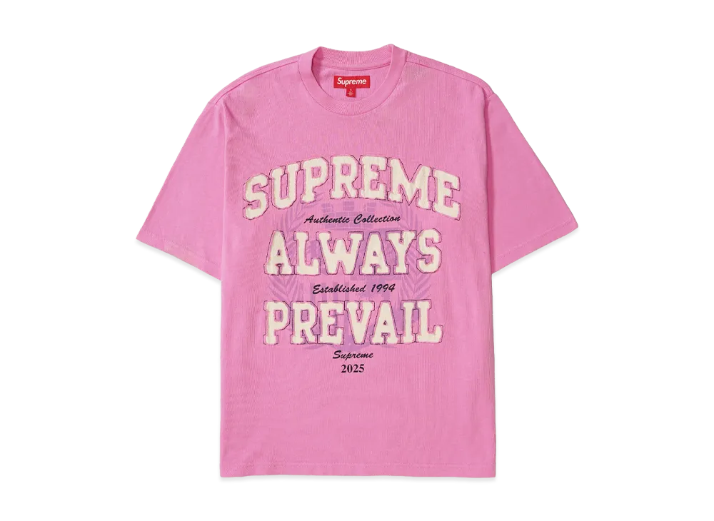 Supreme Always Prevail S/S Top "Pink"