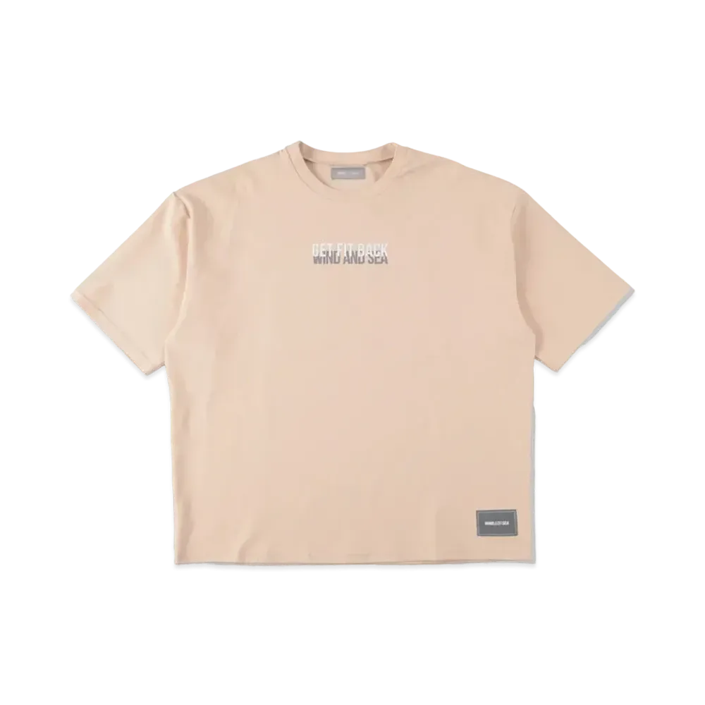 WIND AND SEA WDS (SEA_GET FIT BACK ) OVER H/S TOP "Beige"