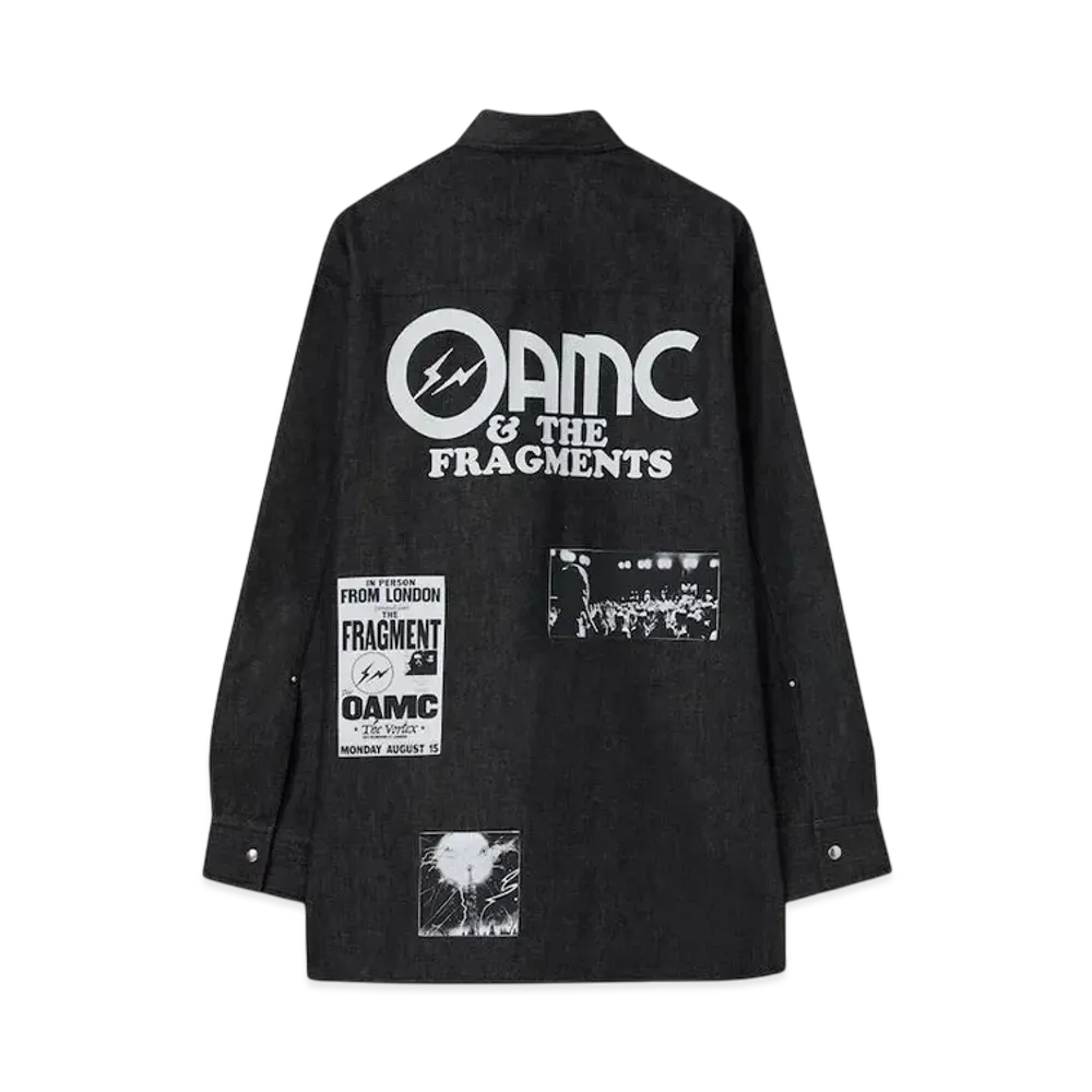 OAMC x FRAGMENT Over Shirts "Black"