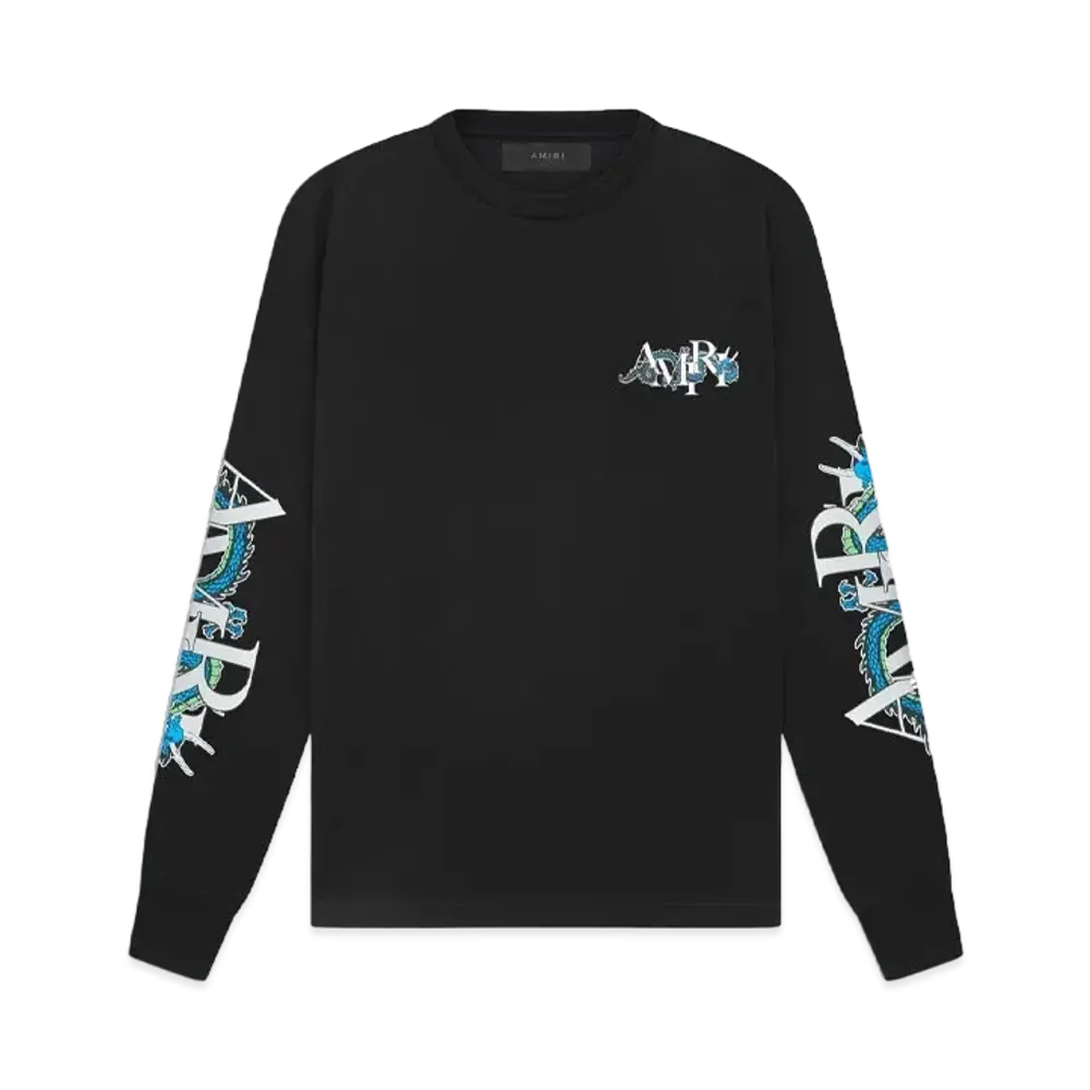AMIRI Lunar New Year Dragon Long Sleeve Tee "Black"