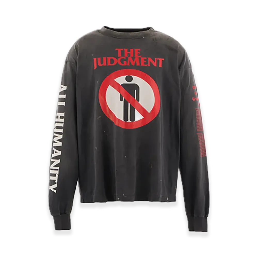 SAINT Mxxxxxx LS Tee The Judgment "Black"