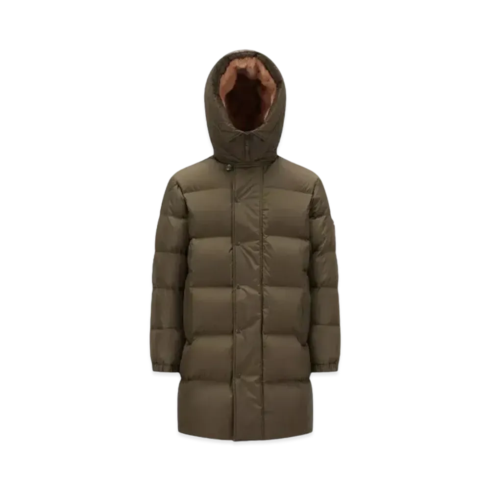 MONCLER Alagon Long Down Jacket "Dark Green"