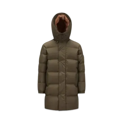 MONCLER Alagon Long Down Jacket "Dark Green"