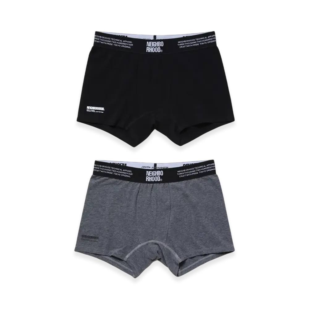 NEIGHBORHOOD Classic 2Pack Underpants "Black/Gray"
