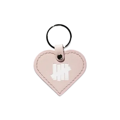 UNDEFEATED Heart Keychain "Pink"