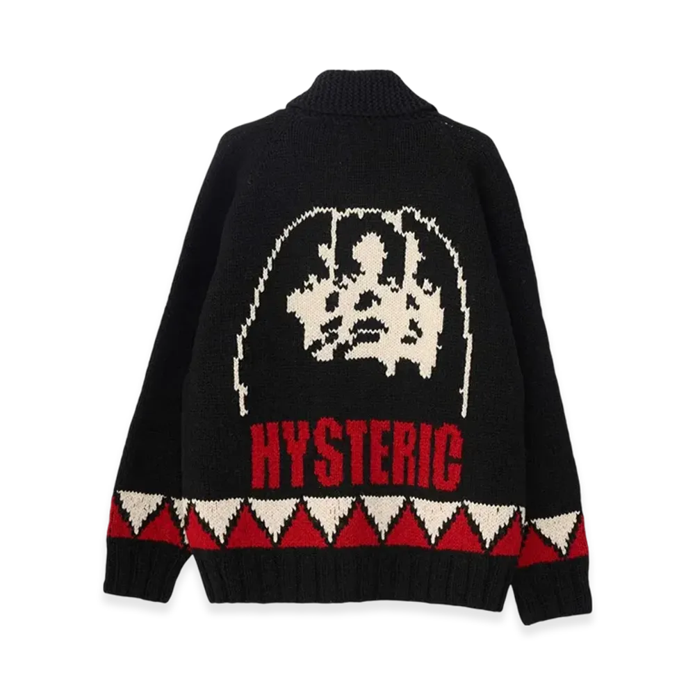 HYSTERIC GLAMOUR Multi Woman Knitted Cardigan "Black"