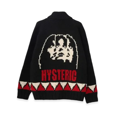 HYSTERIC GLAMOUR Multi Woman Knitted Cardigan "Black"