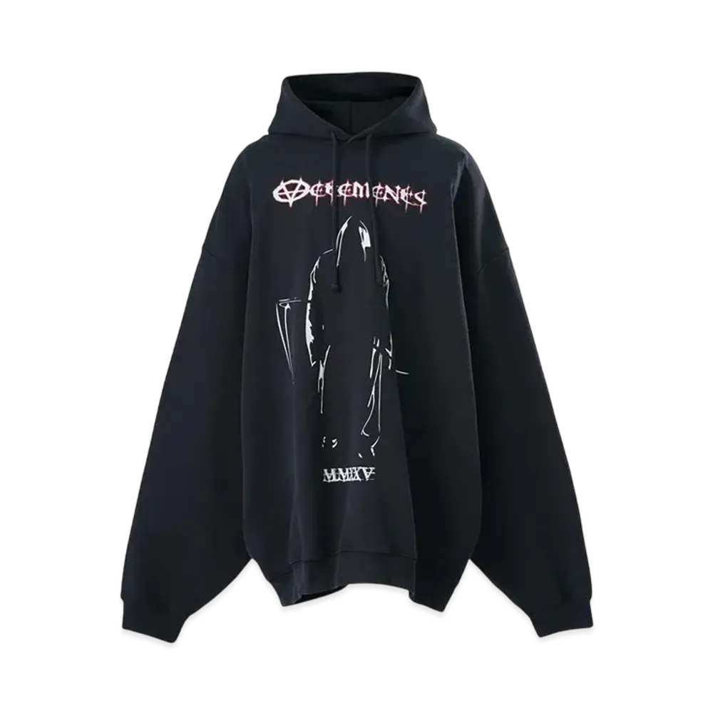 VETEMENTS Reaper Logo Hooded Longsleeve "Black" UA65HD450B