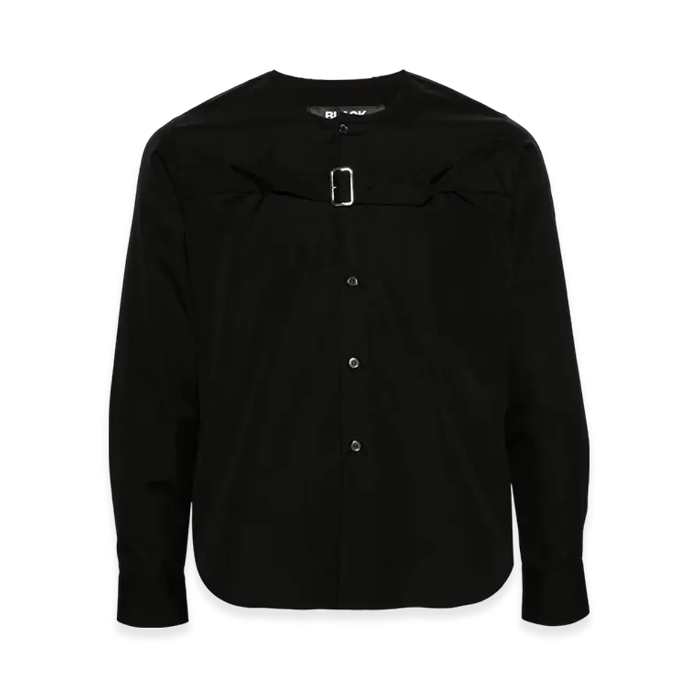 BLACK COMME des GARCONS Buckle Detail Shirt "Black"
