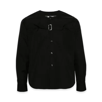 BLACK COMME des GARCONS Buckle Detail Shirt "Black"