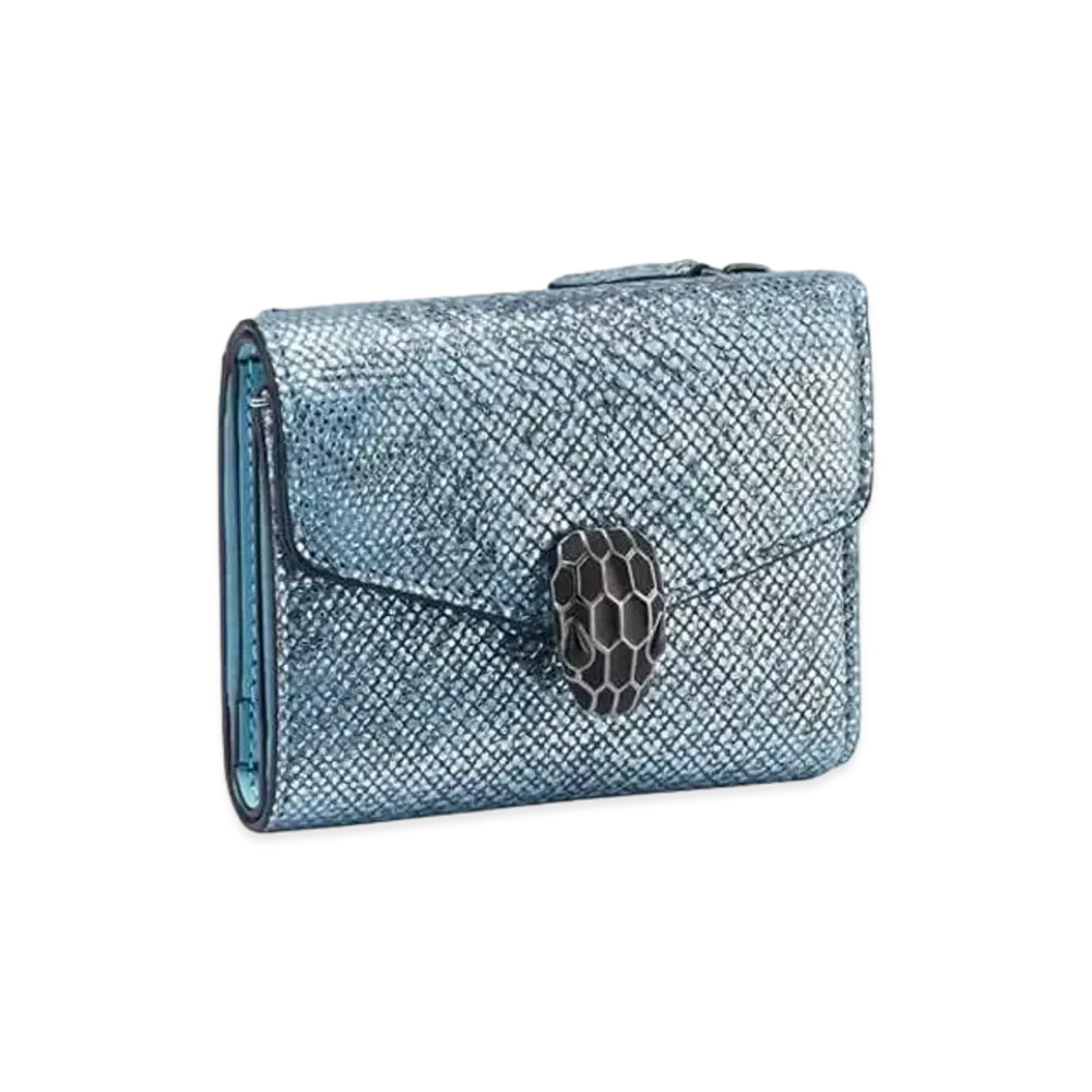 BVLGARI Serpenti Forever Wallet "Blue"