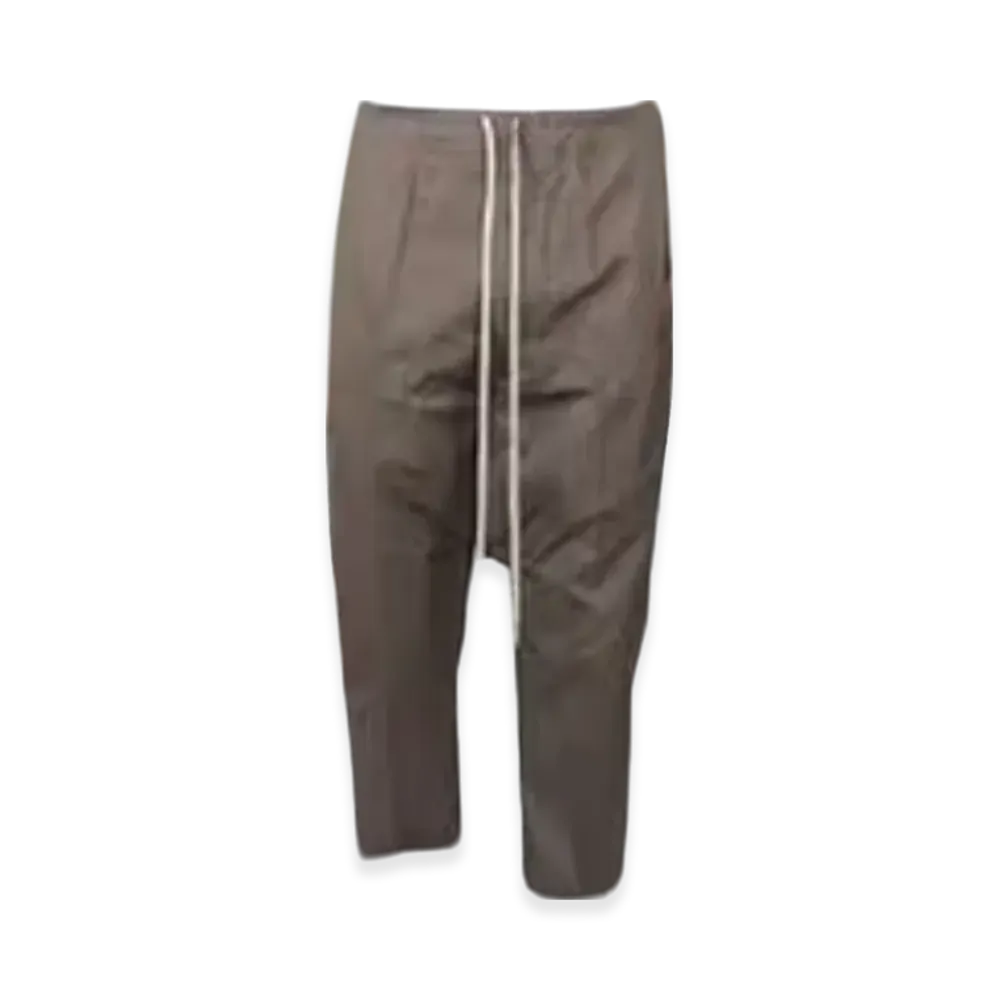 Rick Owens Drawstring Cropped Pants "Dust"