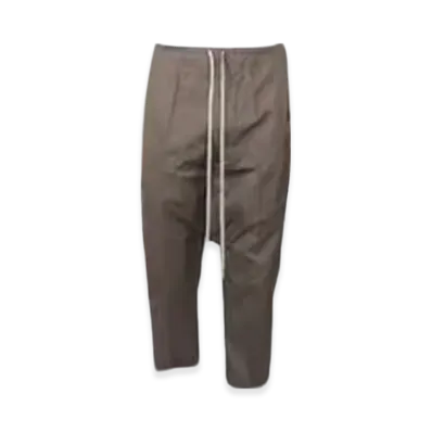 Rick Owens Drawstring Cropped Pants "Dust"