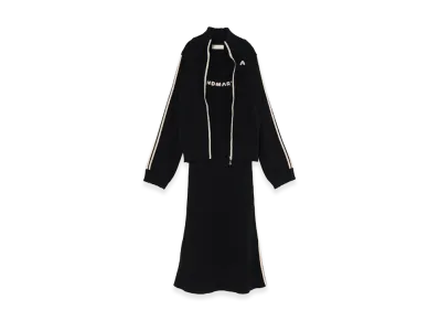 ANDMARY Women's Zoe Full Zip Set Long Dress "Black"