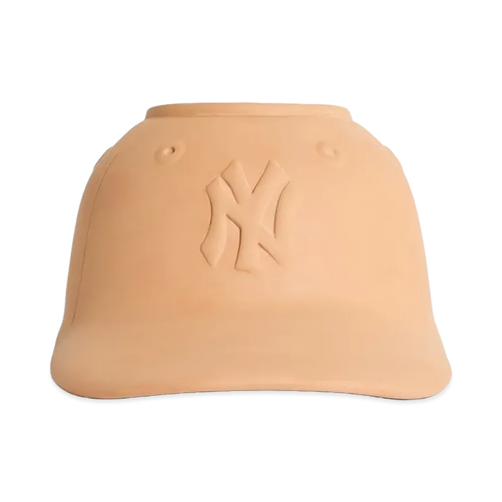 Kith x The New York Yankees Cap Terracotta Plant Holder "Multi"