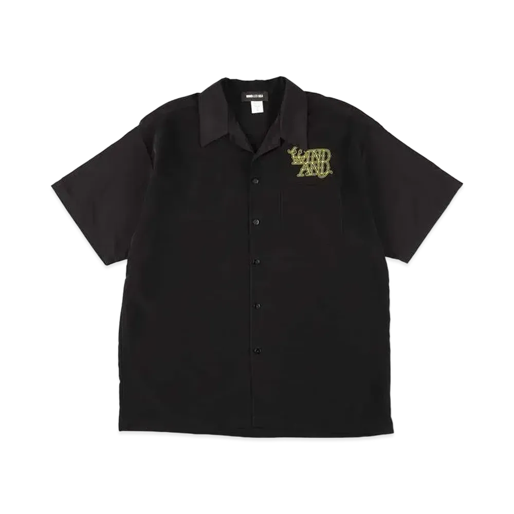 WIND AND SEA Evil Ways Open Collar S/S Shirt "Black"