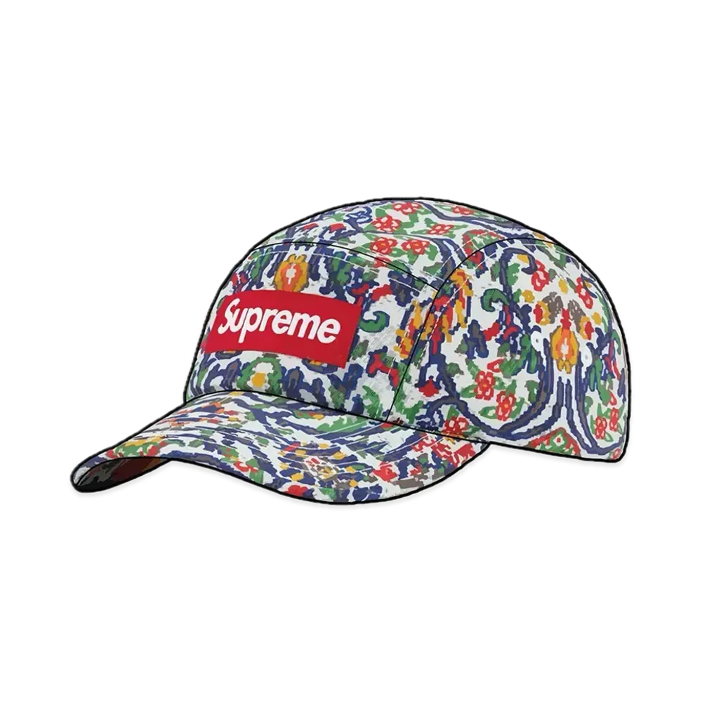 Supreme Washed Chino Twill Camp Cap "Tapestry"(23SS)