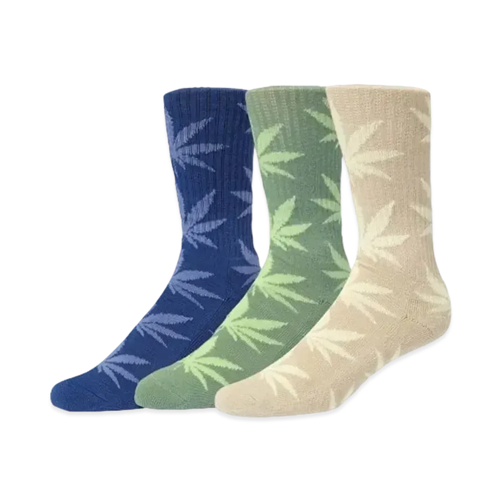 HUF Set 3Pack PL Socks "Mint/Blue/Wheat"