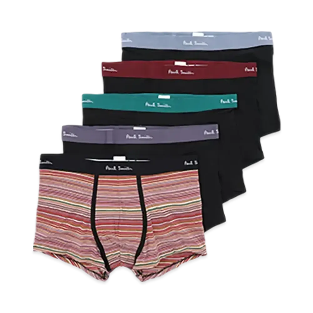 Paul Smith Trunk 5 Pack BLK Sign "Multi"