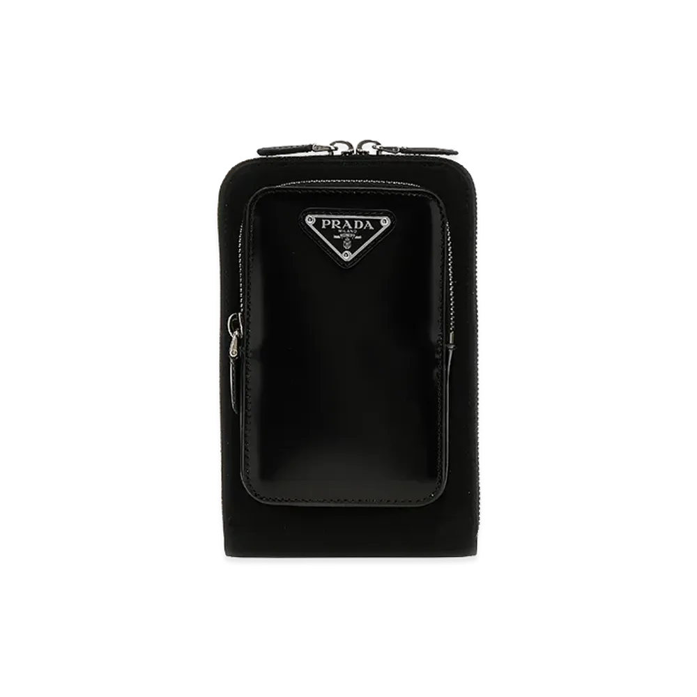 PRADA Re-Nylon Smartphone Holder "Black"