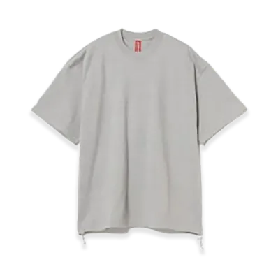 BEAMS JAPAN x LOOPWHEELER Loose Fit Fake In T-Shirt "Heather Gray"