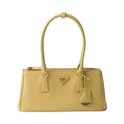 PRADA Medium Prada Galleria Leather Bag "Vanilla"