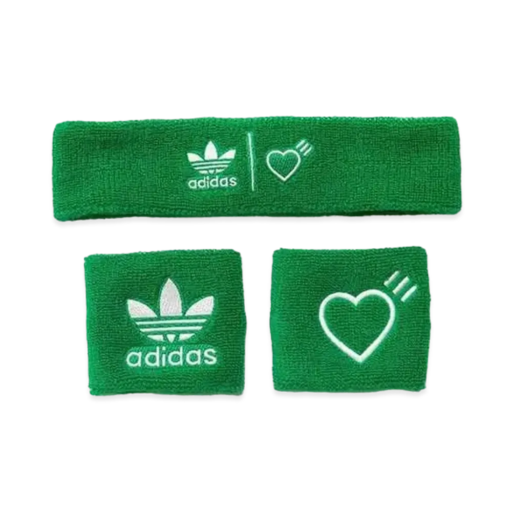 HUMAN MADE adidas Wristbands and Headband "Green"