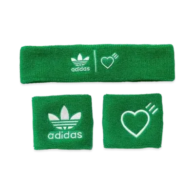 HUMAN MADE adidas Wristbands and Headband "Green"