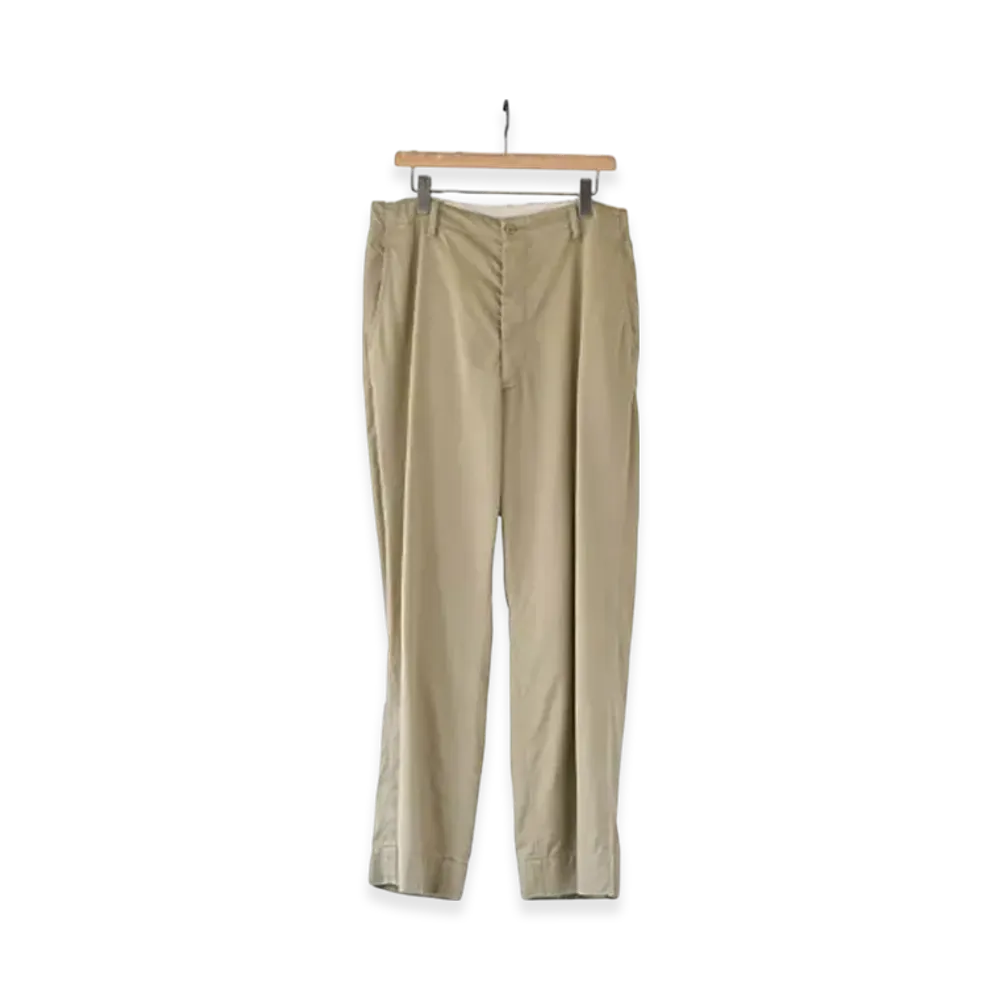 COMOLI KHAKI Chino Pants "Khaki"