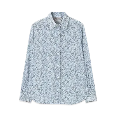 Paul Smith Women's Liberty Print Long Sleeve Shirt "LightBlue"