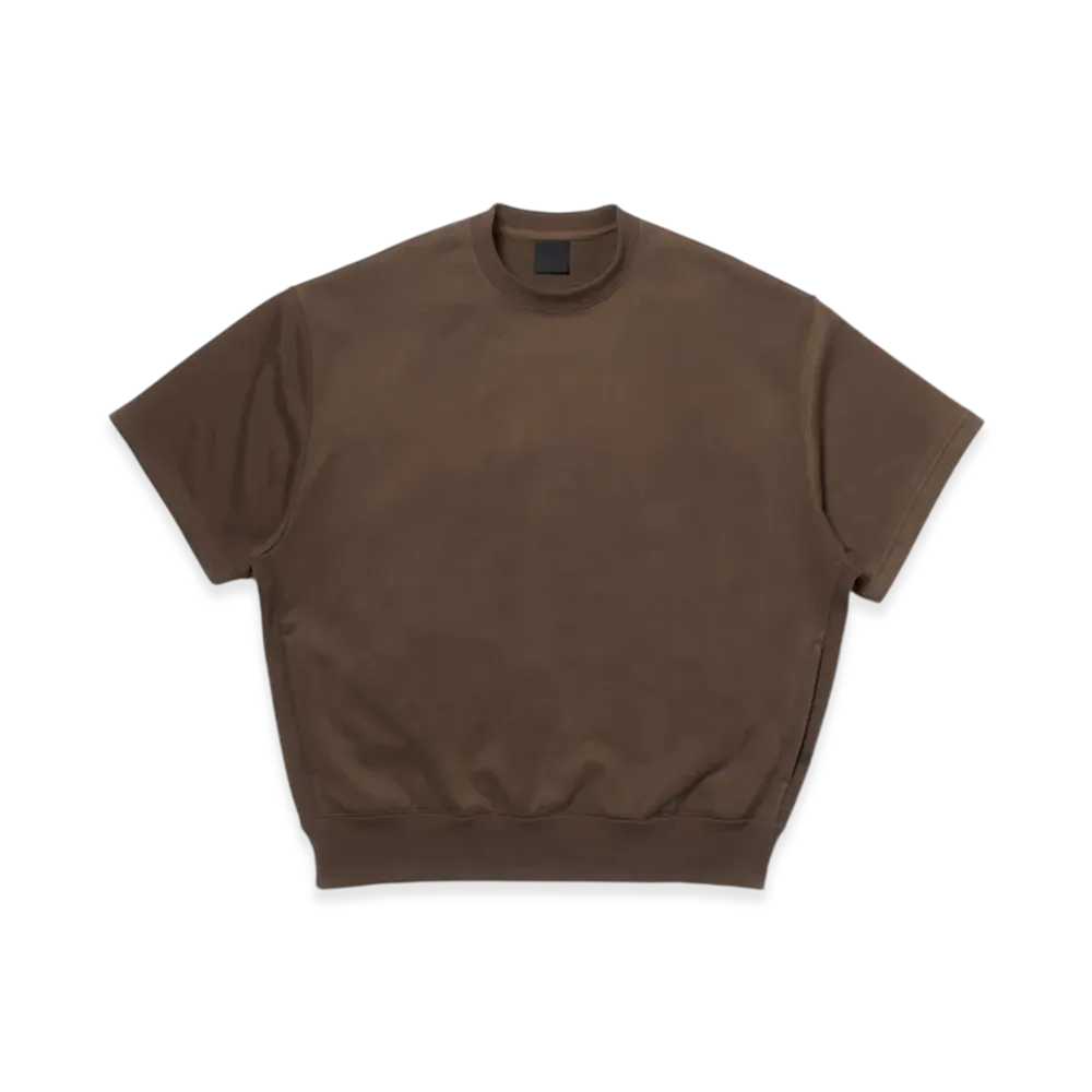 DAIWA PIER39 Women's Tech Sweat Crew S/S "Brown Gray"