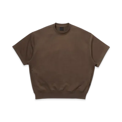 DAIWA PIER39 Women's Tech Sweat Crew S/S "Brown Gray"