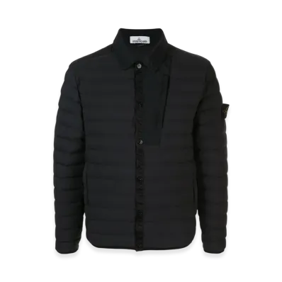 Stone Island 41125 Loom Woven Down Chambers Stretch Nylon-TC Jacket - 20SS "Black"