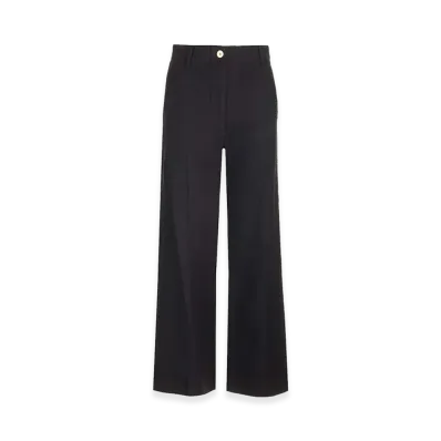 PATOU Women's Stretch Tweed Trousers "Black"