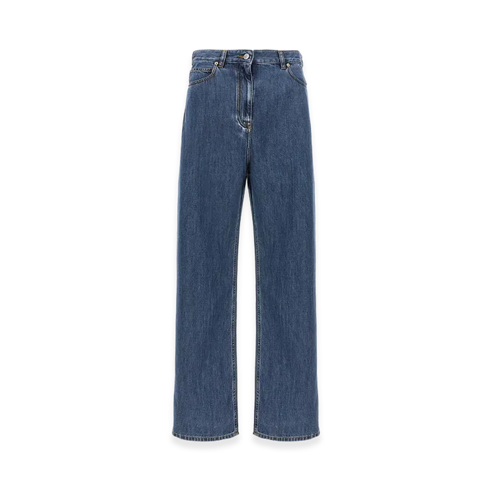 Valentino Garavani Women's Denim Trousers "Blue"