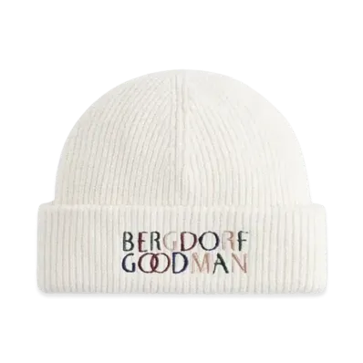 Kith x Bergdorf Goodman Mia Chunky Knit Beanie "Sandrift"