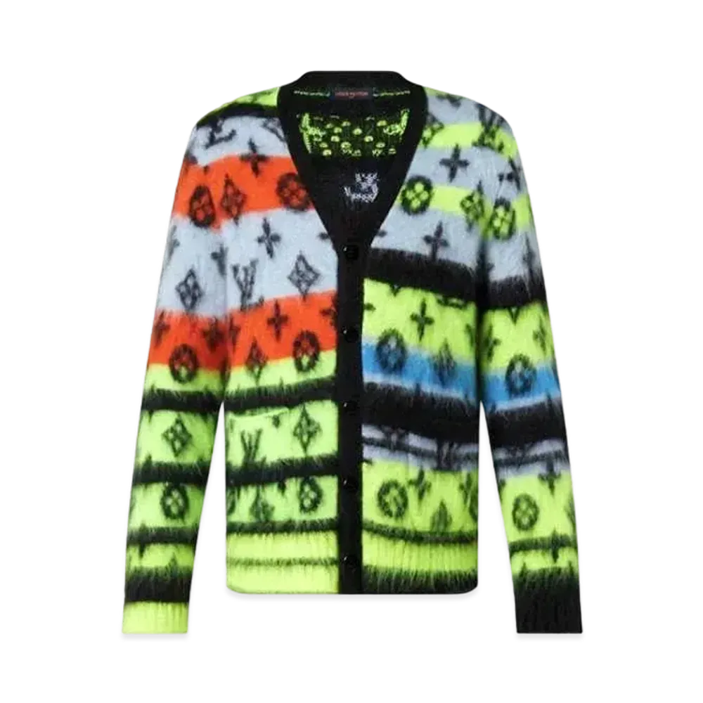 Louis Vuitton Monogram Mohair Cardigan "Multicolor"