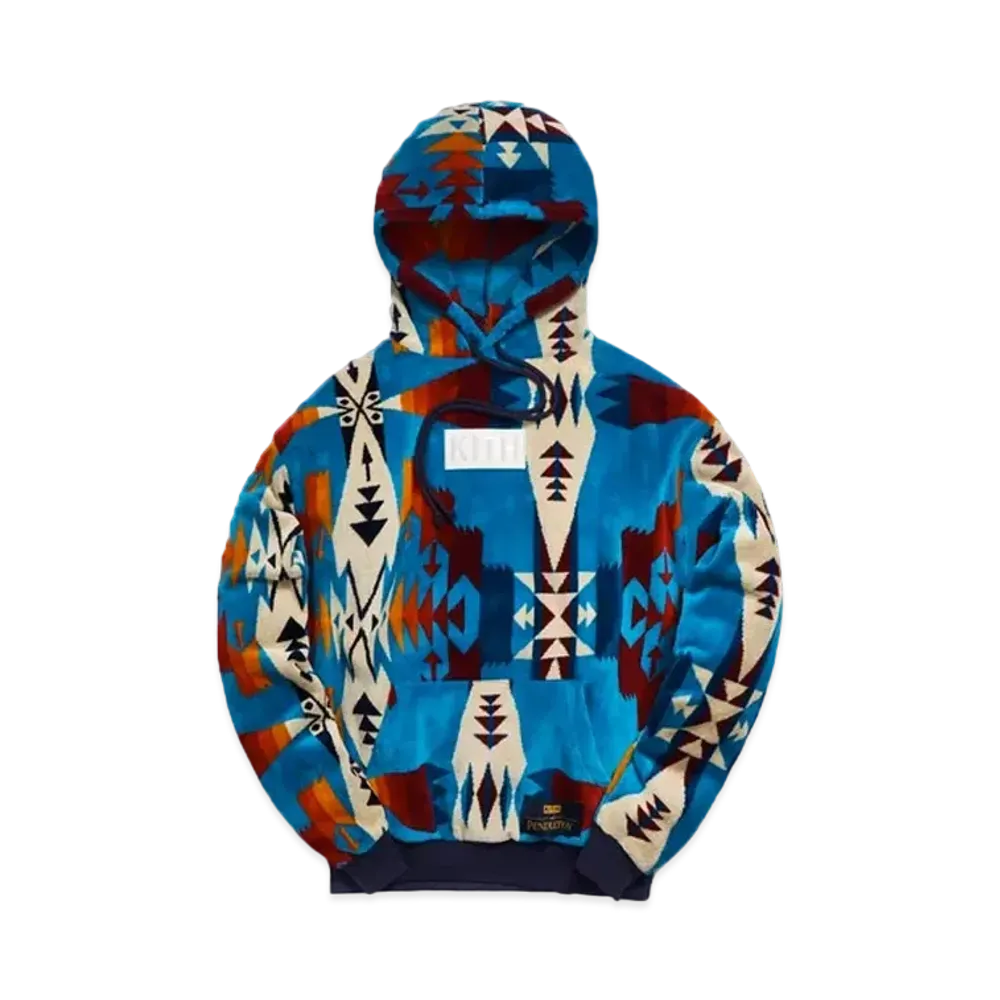 KITH Pendleton Terry Williams Hoodie "Blue"