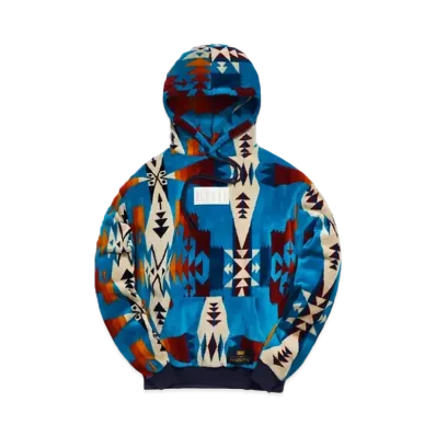 KITH Pendleton Terry Williams Hoodie "Blue"