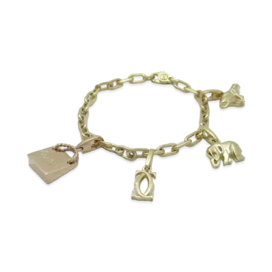 Cartier Spartacus Emerald Bracelet "Yellow Gold"
