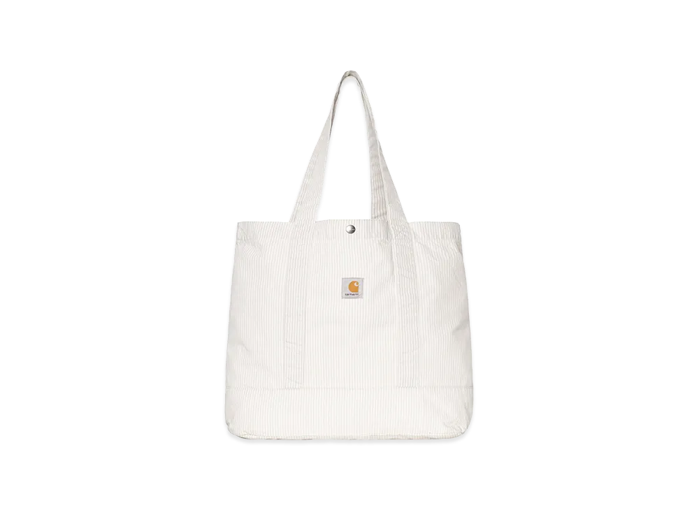 Carhartt WIP Mercer Tote Bag "Mercer Stripe/Graphite/Wax(Bleached)"