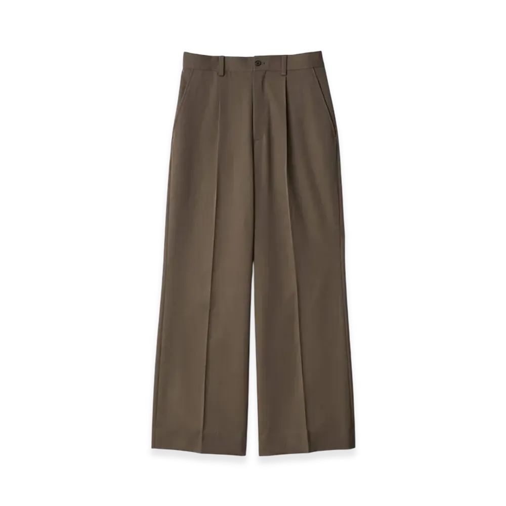 ssstein Flare Trousers "Dark Beige"