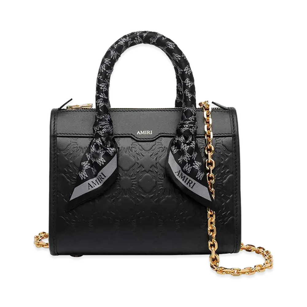 AMIRI Women's MA Quad Micro Triangle Handbag "Black"