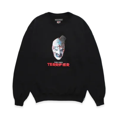 WACKO MARIA x Terrifier Heavy Weight Sweat Shirt "Black"